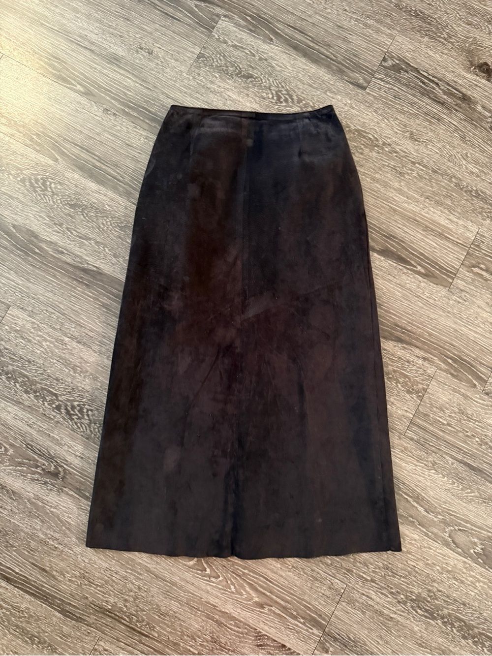 Peruvian Connection Leather Skirt